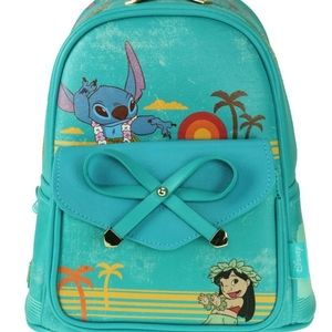 Lilo & Stitch 11″ Faux Leather Mini Backpack – Ribbon A21729